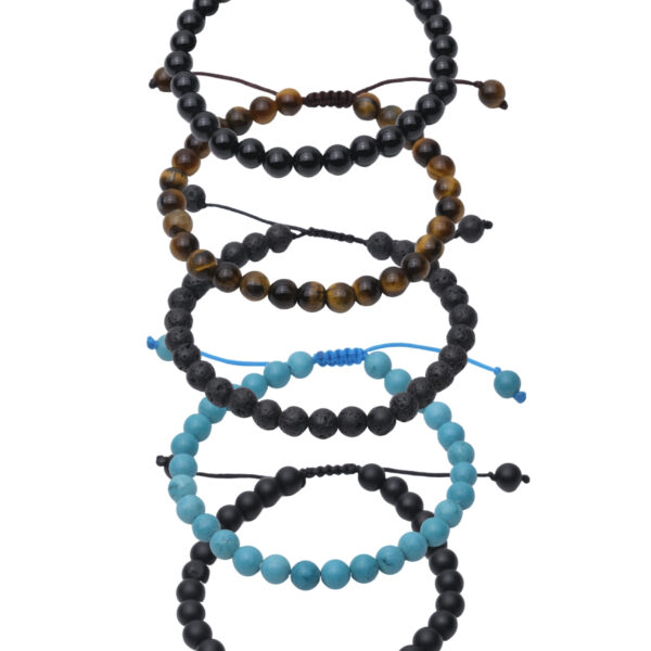 Brățară bază semiprețioase - Maria's Ladybugs