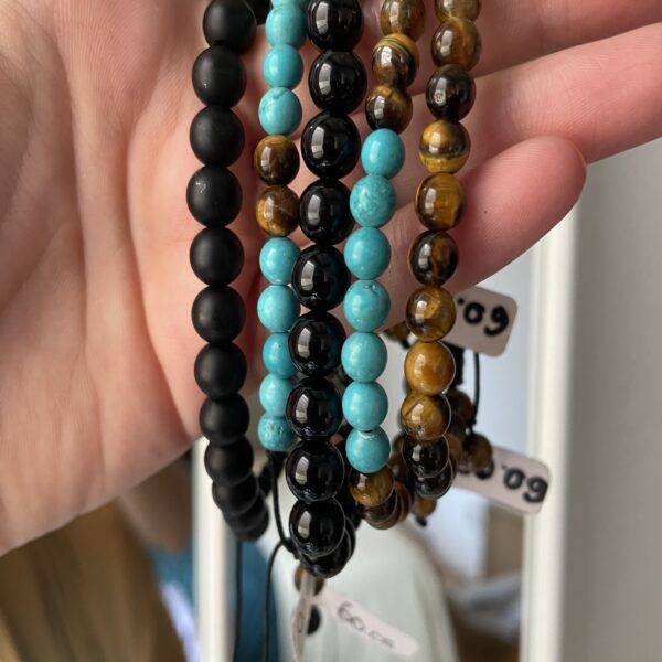 Brățară bază semiprețioase - Maria's Ladybugs