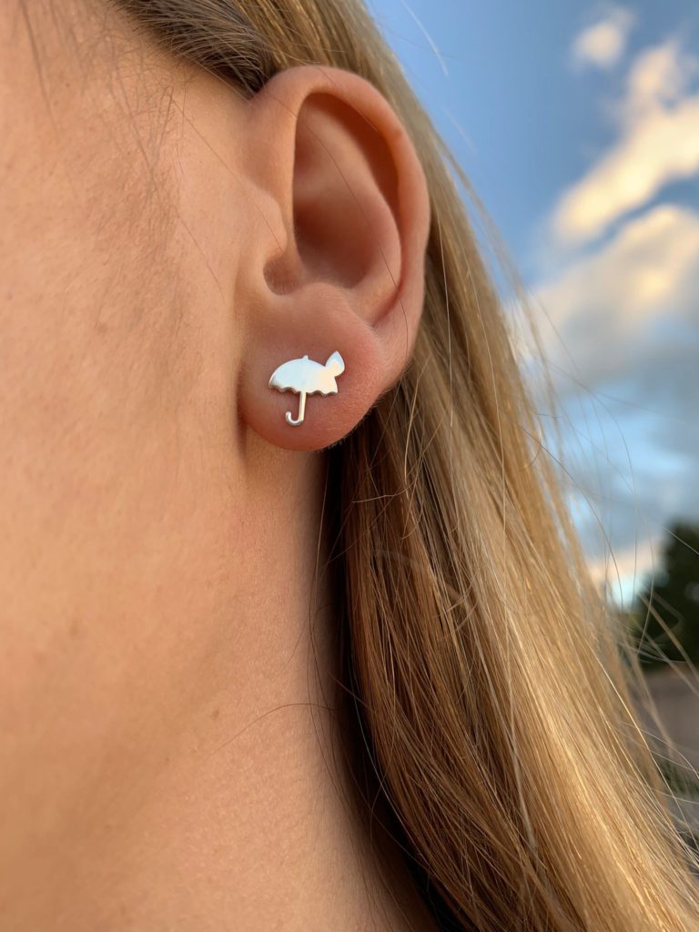 Σκουλαρίκια σε σχήμα ομπρελα