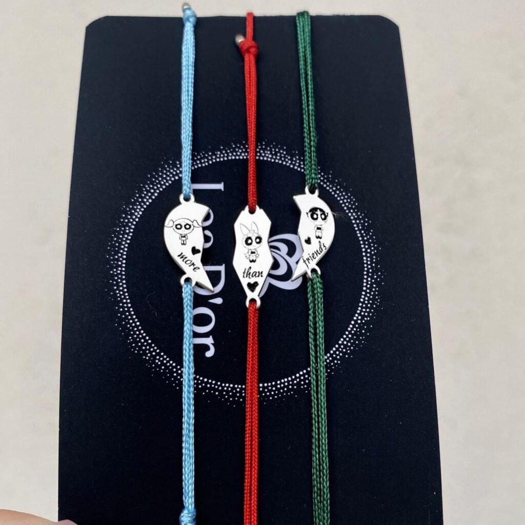 Σετ φιλίας με 3 βραχιολάκια (Powerpuff Girls) leador.gr