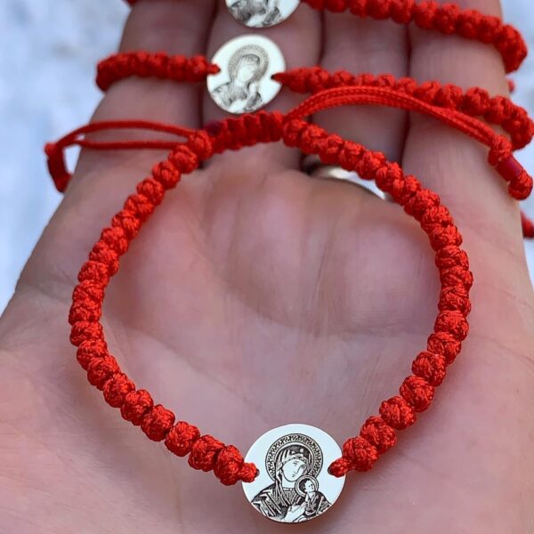 Βραχιολάκι με χάραξη την Παναγία Lea D'or