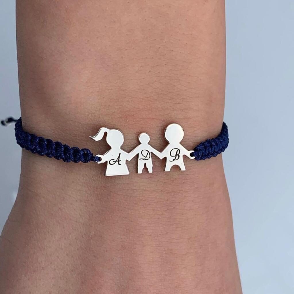 Βραχιολάκι με σχέδιο οικογένειας leador.gr