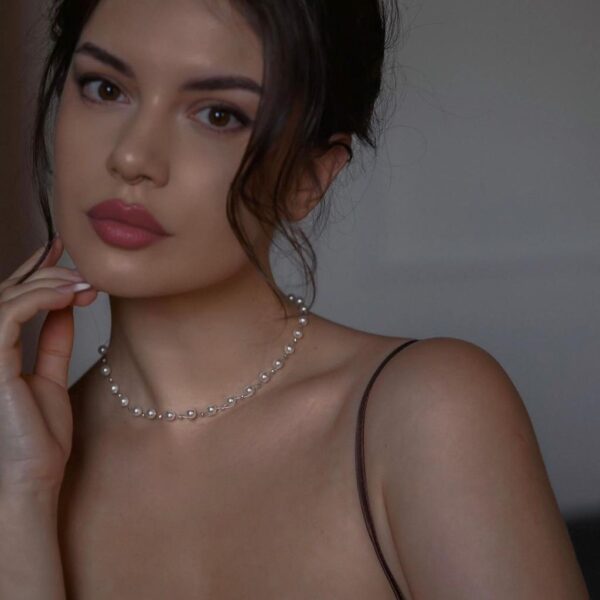 Κολιέ με μαργαριτάρια Swarovski