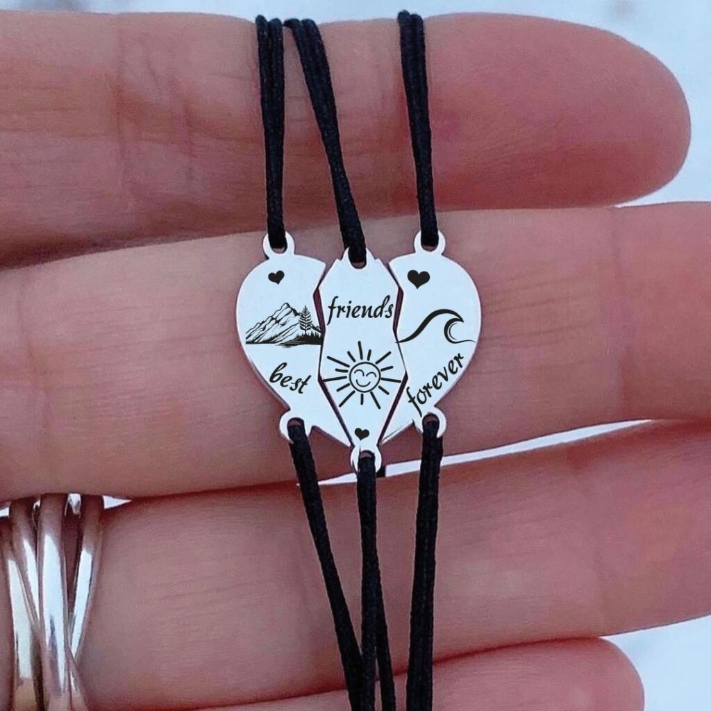 Σετ φιλίας με 3 βραχιολάκια