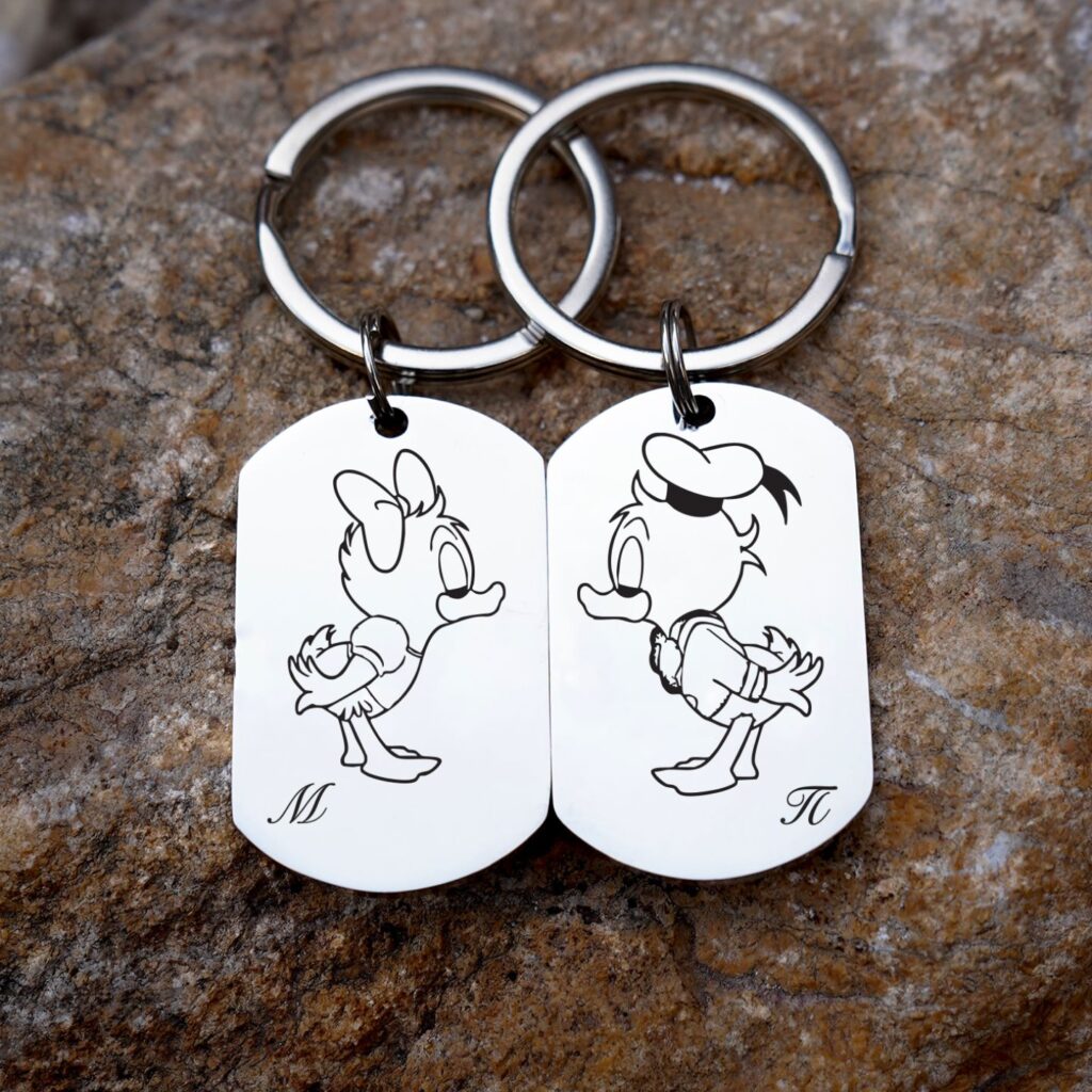 Μπρελόκ Donald & Daisy Duck